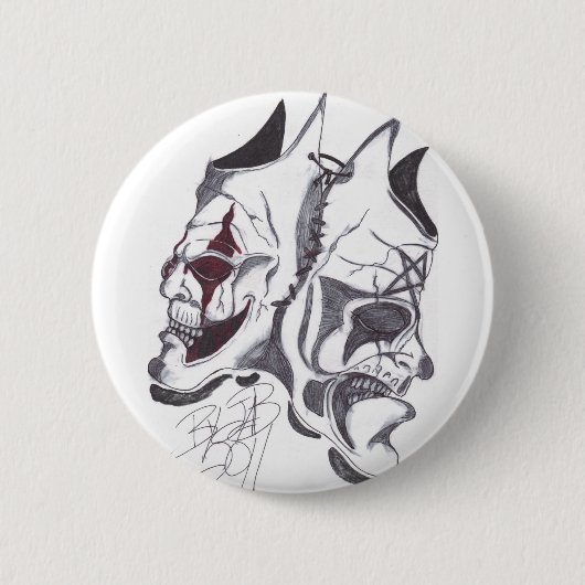 Button van de schop-Grr (Voorkant)