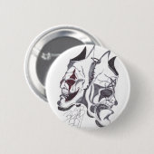 Button van de schop-Grr (Voorkant /achterkant)