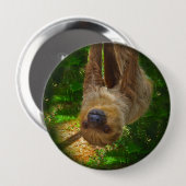 Button van de Sloth Rainforest (Voorkant /achterkant)