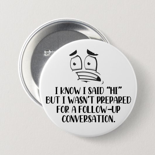 Button van de Socialistische Awkward (Voorkant /achterkant)