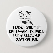 Button van de Socialistische Awkward (Voorkant)