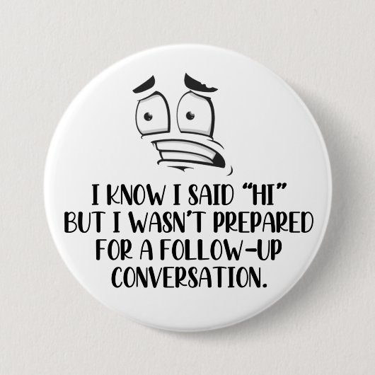 Button van de Socialistische Awkward (Voorkant)