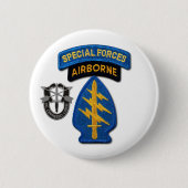 Button van de speciale legertroepen Groene Berets  (Voorkant)