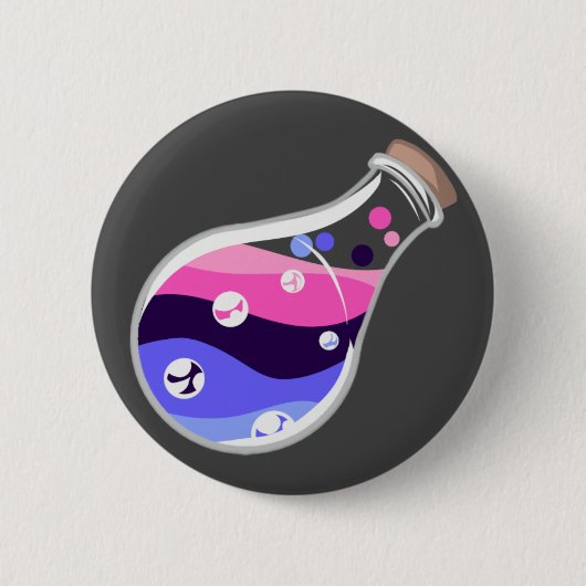 Button van de Toxiseksuele Pride Potion (Voorkant)