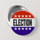 Button van de verkiezingen (Voorkant /achterkant)
