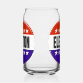 Button van de verkiezingen blikvorm glas (Rechts)