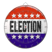 Button van de verkiezingen dartbord (Voorkant)
