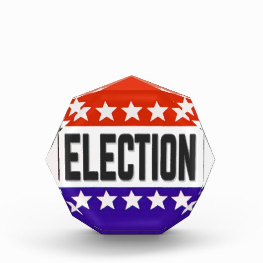 Button van de verkiezingen fotoblokken (Voorkant)