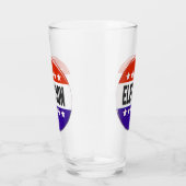 Button van de verkiezingen glas (Rechts)