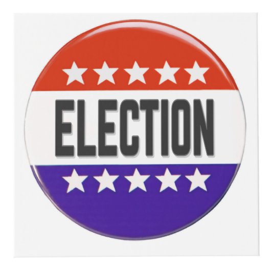 Button van de verkiezingen kubus (Rechts)