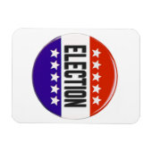 Button van de verkiezingen magneet (Horizontaal)