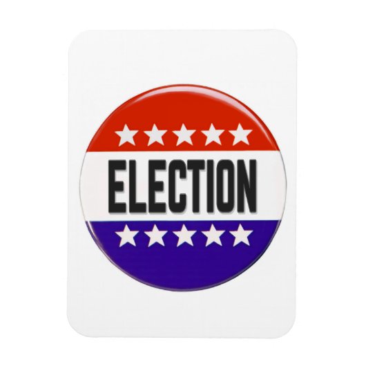 Button van de verkiezingen magneet (Verticaal)