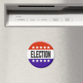 Button van de verkiezingen magneet (Insitu (Vaatwasser))