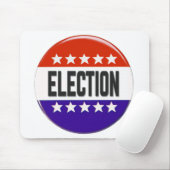 Button van de verkiezingen muismat (Met muis)