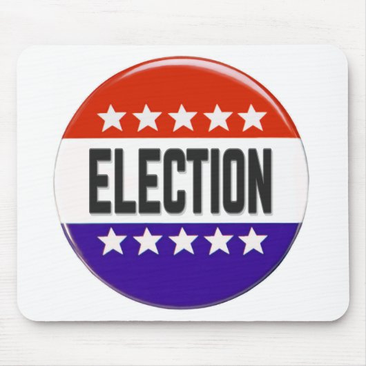 Button van de verkiezingen muismat (Voorkant)