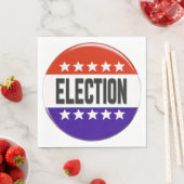 Button van de verkiezingen servet (Insitu)