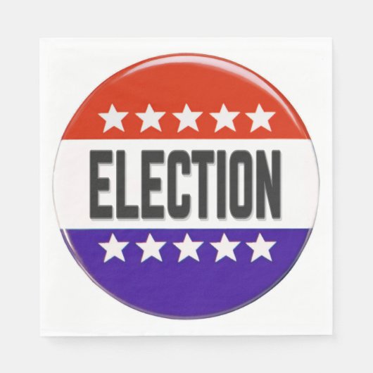 Button van de verkiezingen servet (Voorkant)