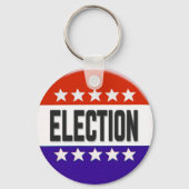 Button van de verkiezingen sleutelhanger (Achterkant)