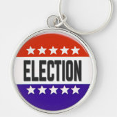 Button van de verkiezingen sleutelhanger (Voorkant)