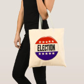 Button van de verkiezingen tote bag (Voorkant (product))