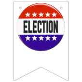 Button van de verkiezingen vlaggetjes (Derde vlag)