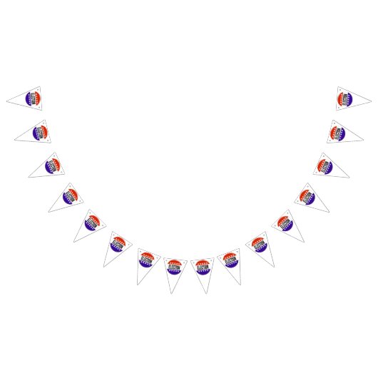 Button van de verkiezingen vlaggetjes (Alle)