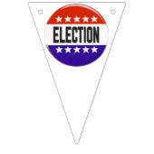 Button van de verkiezingen vlaggetjes (Tweede vlag)