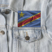 Button van de vlag van de Democratische Republiek  (Insitu)