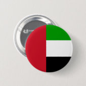 Button van de vlag van de Verenigde Arabische Emir (Voorkant /achterkant)