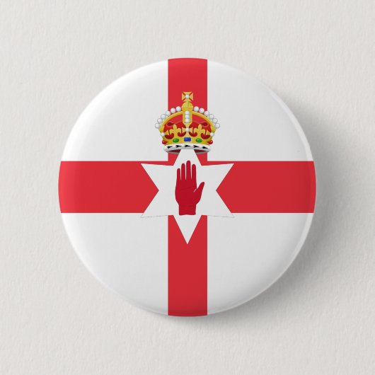 Button van de vlag van Noord-Ierland (Voorkant)