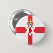 Button van de vlag van Noord-Ierland (Voorkant /achterkant)
