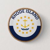Button van de vlag van Rhode Island (Voorkant)