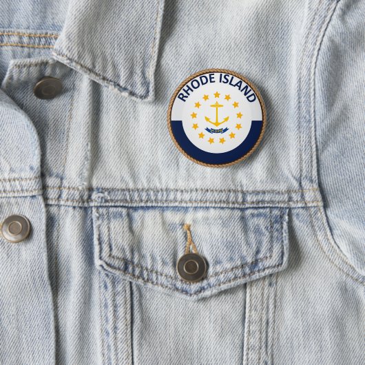 Button van de vlag van Rhode Island (In situ)