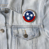 Button van de vlag van Tennessee (In situ)