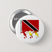 Button van de Voetbal Trinidad (Voorkant /achterkant)