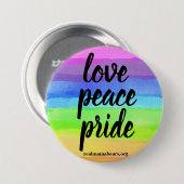 Button van de vredes - trots (Voorkant /achterkant)