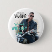 Button van de witte whisky Love (Voorkant)