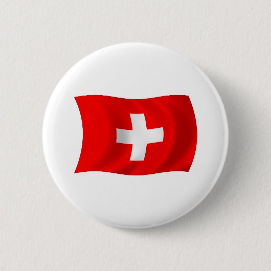 Button van de Zwitserse vlag (Voorkant)