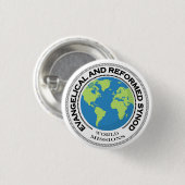 Button van E&R-wereldmissies (Voorkant /achterkant)