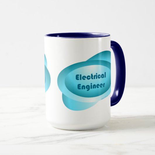 Button van elektrotechnicus mok (Voorkant rechts)