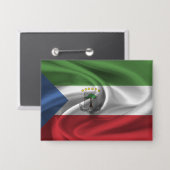 Button van Equatoriaal-Guinea (Voorkant / Achterkant)