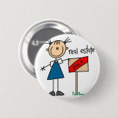 Button van Estate Agent (Voorkant /achterkant)