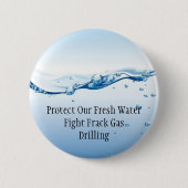 Button van frackegelgas - vers water (Voorkant)