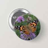 Button van gebilufferde dame (Voorkant /achterkant)