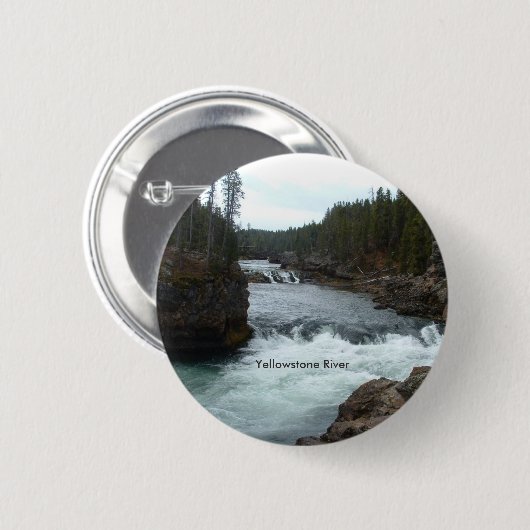 Button van geelsteen (Voorkant /achterkant)