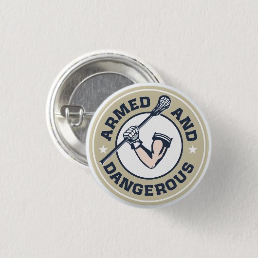 Button van gewapend en gevaarlijk afval (Voorkant /achterkant)