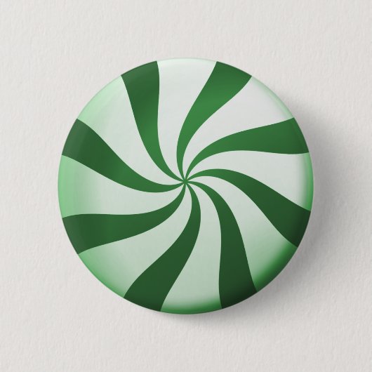 Button van het groene en witte Snoep (Voorkant)