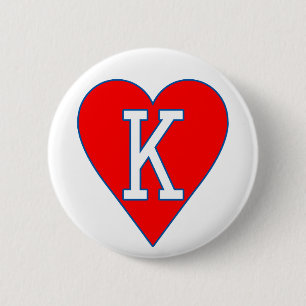 Button van het hart