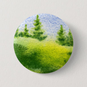 Button van het landschap van de sinus