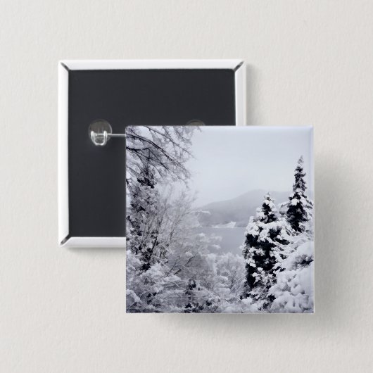 Button van het meer Nojiri (Voorkant /achterkant)